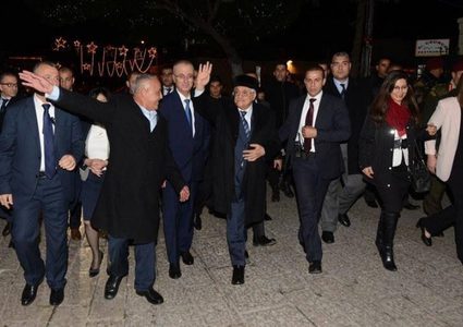 الرئيس يصل بيت لحم للمشاركة في احتفالات أعياد الميلاد