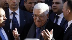 الرئيس يفتتح شارع دير مار شربل في بيت لحم