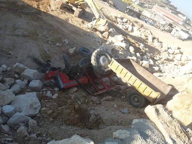 مصرع مواطن بحادث انقلاب جرار زراعي في جماعين