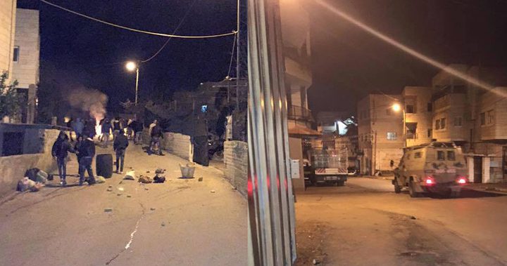 اندلاع مواجهات مع الاحتلال في بلدة الخضر