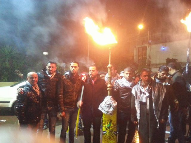 إيقاد شعلة انطلاقة الثورة في جنين