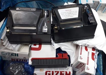 ضبط دخان عربي وماكنات تعبئة في بيت لحم