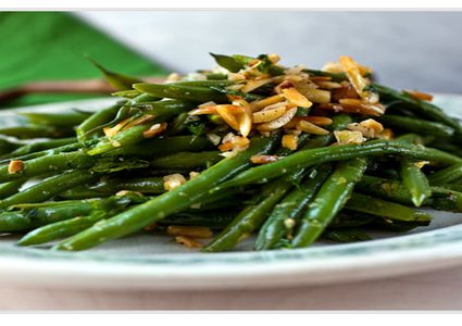 الفاصوليا الخضراء بزيت الزيتون