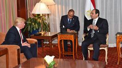 السيسي وترامب يبحثان تعزيز التعاون ومكافحة الإرهاب