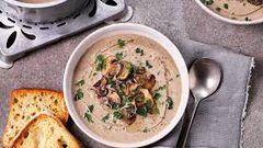 طريقة عمل شوربة الفطر الصحية