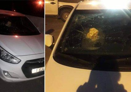 مستوطنون يهاجمون مركبة تابعة لوزارة الأوقاف في سلفيت