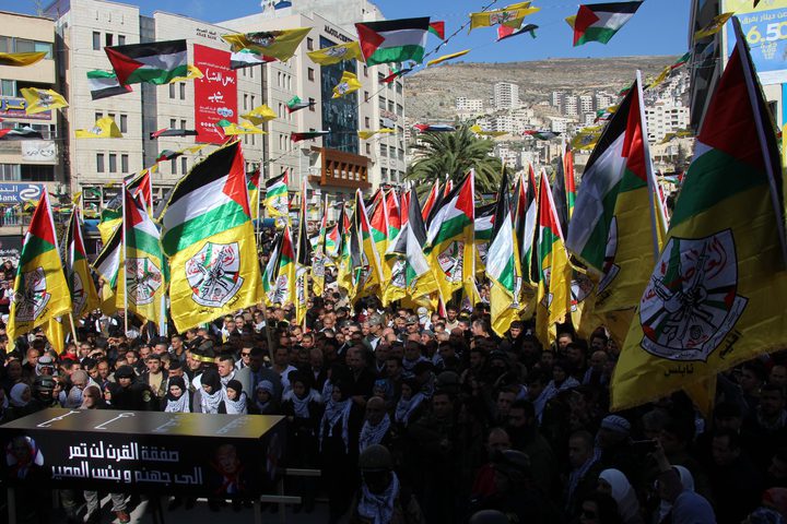 مهرجان مركزي في نابلس إحياءً لذكرى انطلاقة الثورة الفلسطينية