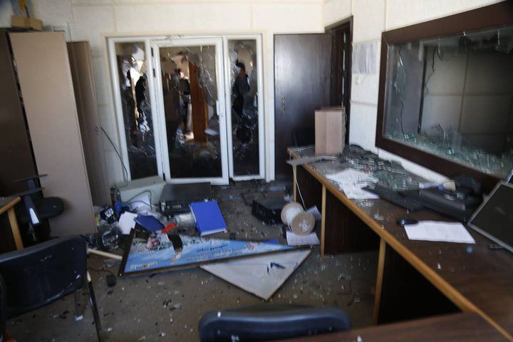 مركز اعلام النجاح:الاعتداء على تلفزيون فلسطين عمل اجرامي