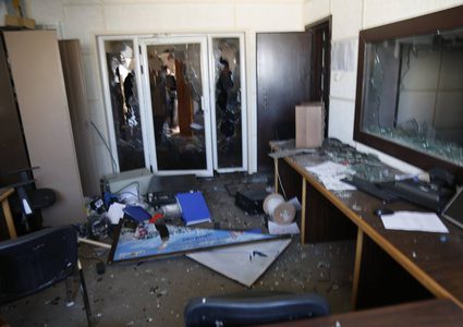 مركز اعلام النجاح:الاعتداء على تلفزيون فلسطين عمل اجرامي