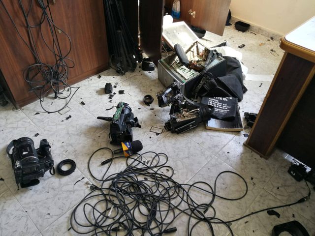 نقابة الصحفيين تحمل حماس مسؤولية الاعتداء على تلفزيون فلسطين
