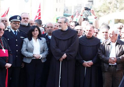 وصول حارس الأراضي المقدسة إلى بيت لحم