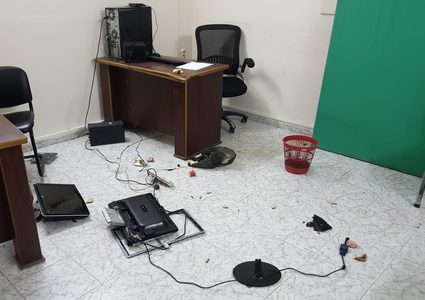 فعاليات سياسية وشعبية: الاعتداء على تلفزيون فلسطين مرفوض
