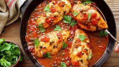 ستيك دجاج بالصوص الاحمر