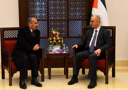 الحمد الله يستقبل وزير الداخلية الأردني