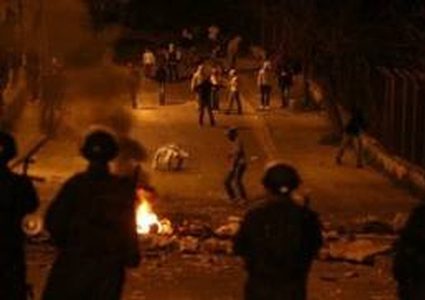 مواجهات مع الاحتلال في البيرة