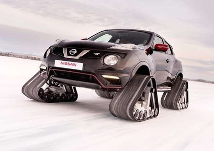 "نيسان" تطرح مركبة مجنزرة للطرق الوعرة