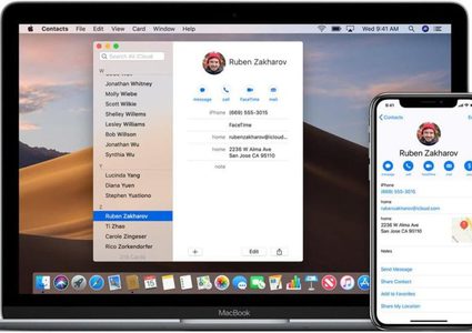 كيفية مزامنة جهات الاتصال بين هاتف آيفون وجهاز ماك