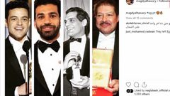 نجوم الفن يهنئون رامي مالك بالفوز بالغولدن غلوب