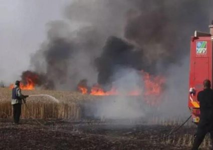 الحرائق تجتاح مجددًا الأراضي المحتلة والمستوطنات شرق القطاع