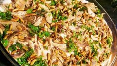 فتة شاورما الدجاج