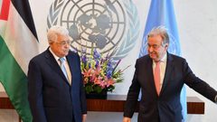 غوتيريش يستقبل الرئيس أبو مازن في نيويورك الأسبوع المقبل