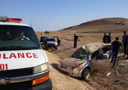 خمس إصابات خلال حادث سير جنوب بيت لحم