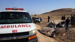 خمس إصابات خلال حادث سير جنوب بيت لحم