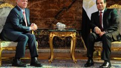 مصر والأردن تؤكدان ضرورة تكثيف الجهود للتوصل لسلام