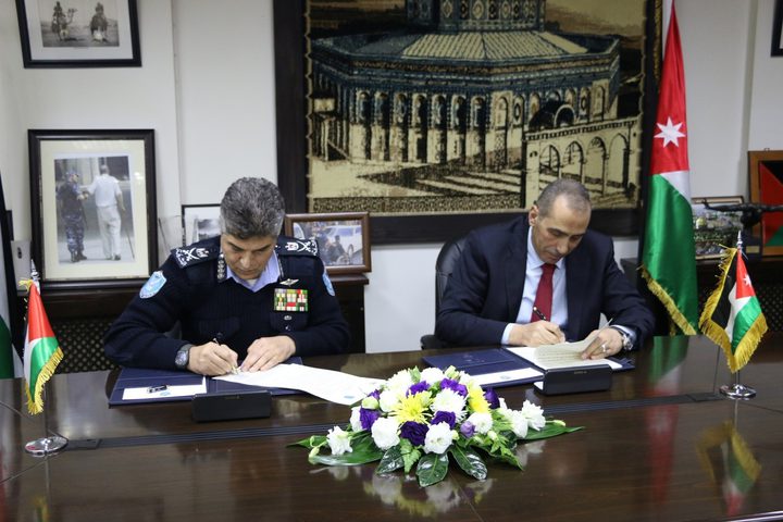 الشرطة والأمن العام الاردني يوقعان مذكرة تفاهم وتعاون