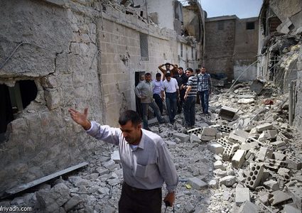 وفد منظمة التحرير يطلع على أوضاع مخيم اليرموك