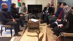 مركز إعلام النجاح يستقبل السفير الكندي دوغلس سكوثر