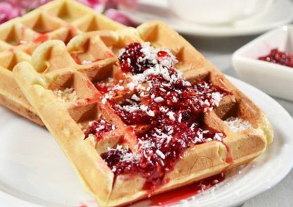 طريقة عمل الوافل الهش