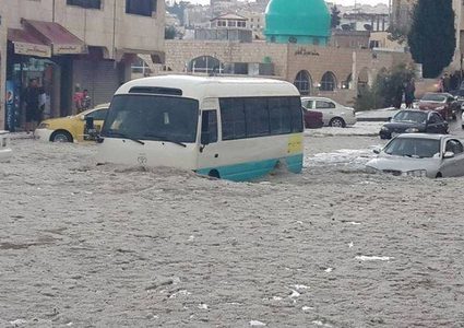 الأردن تعلن حالة الطوارئ القصوى بسبب الأحوال الجوية