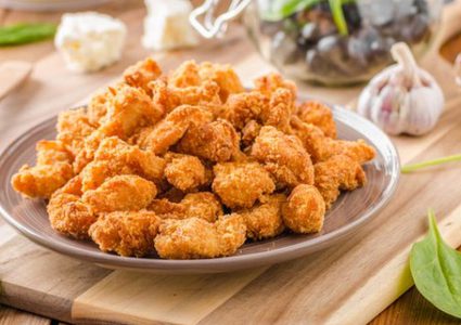 طريقة عمل قطع الدجاج الصغيرة