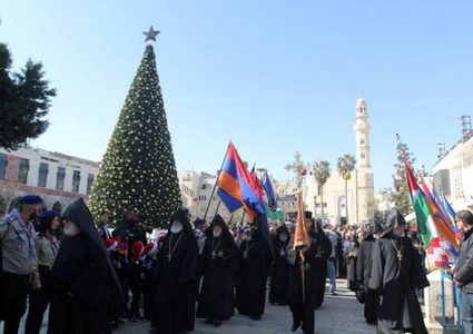 بيت لحم تحتفل بعيد الميلاد حسب التقويم الأرمني