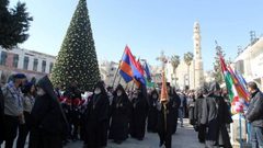 بيت لحم تحتفل بعيد الميلاد حسب التقويم الأرمني