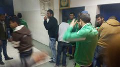 إصابة لاعبين ناشئين بالاختناق جراء إطلاق الاحتلال قنابل غاز