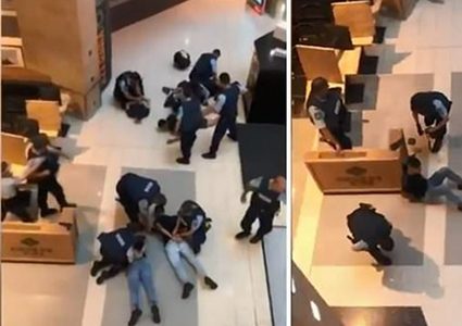 هلع وفوضى داخل مركز للتسوّق بسبب مسدس لعبة