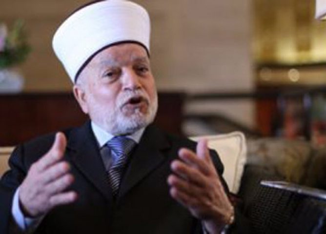 المفتي حسين يؤكد أهمية زيارة المسلمين وعلمائهم لمدينة القدس