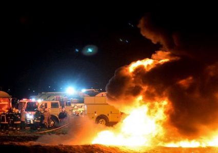 73 قتيلا..ارتفاع حصيلة ضحايا انفجار انبوب نفط وسط المكسيك