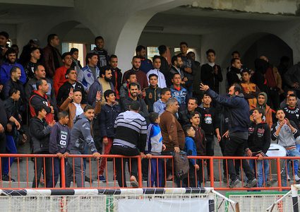 مباراة بين اتحاد الشجاعية وشباب خانيونس في غزة