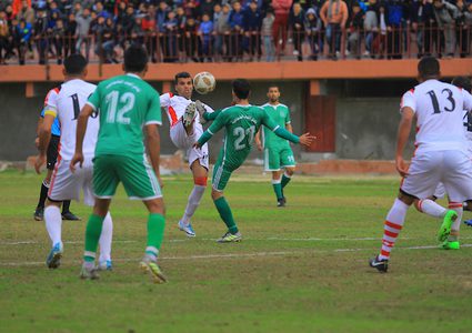 مباراة بين اتحاد الشجاعية وشباب خانيونس في غزة