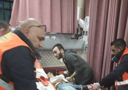 اصابة خلال اقتحام الاحتلال المنطقة الشرقية من مدينة نابلس