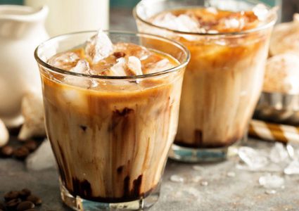 الموكا الباردة بالحليب