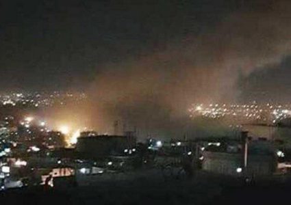 الاحتلال يقصف سوريا بعشرات الصواريخ