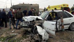 5 إصابات بتصادم مركبة فلسطينية مع مركبة مستوطن قرب تقوع