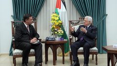 الرئيس يستقبل السفير الروماني