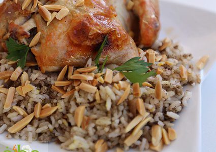 دجاج محشي بالأرز المبهر