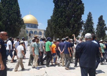 85 مستوطنا و103 ضباط في قوات الاحتلال يقتحمون الأقصى