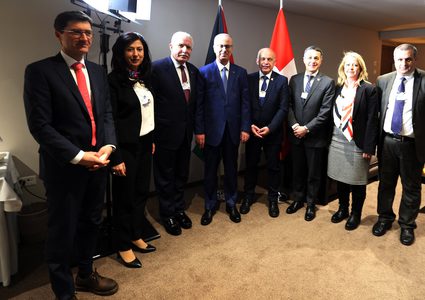 الحمد الله يلتقي الرئيس السويسري